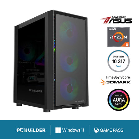 Image 1 for PCBuilder Ryzen 5 5600XT PATHFINDER Windows 11 Gaming PC