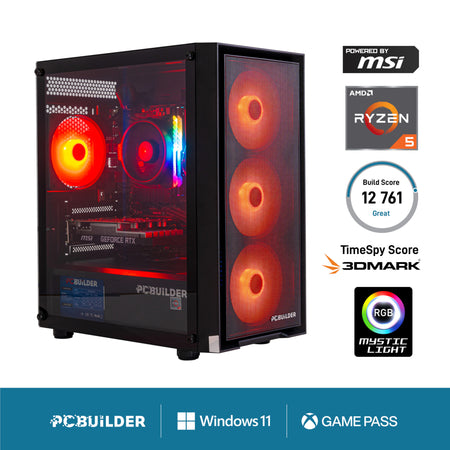 Image 1 for PCBuilder Ryzen 5 8400F RECON Windows 11 Gaming PC