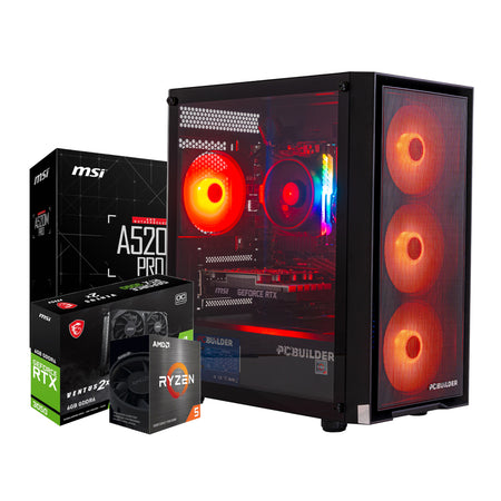 Image 2 for PCBuilder Ryzen 5 5500 SCOUT Windows 11 Gaming PC