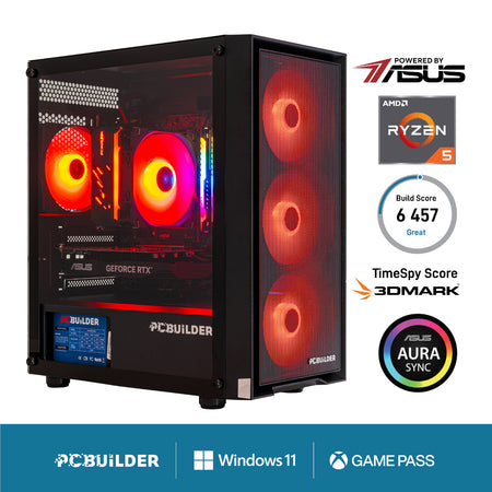 Image 1 for PCBuilder Ryzen 5 5600XT SENTINEL Windows 11 Gaming PC