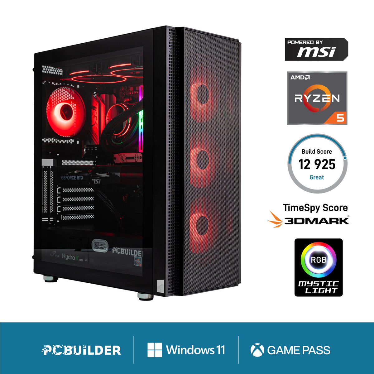 Image 1 for PCBuilder Ryzen 5 7600 SPECIALIST Windows 11 Gaming PC