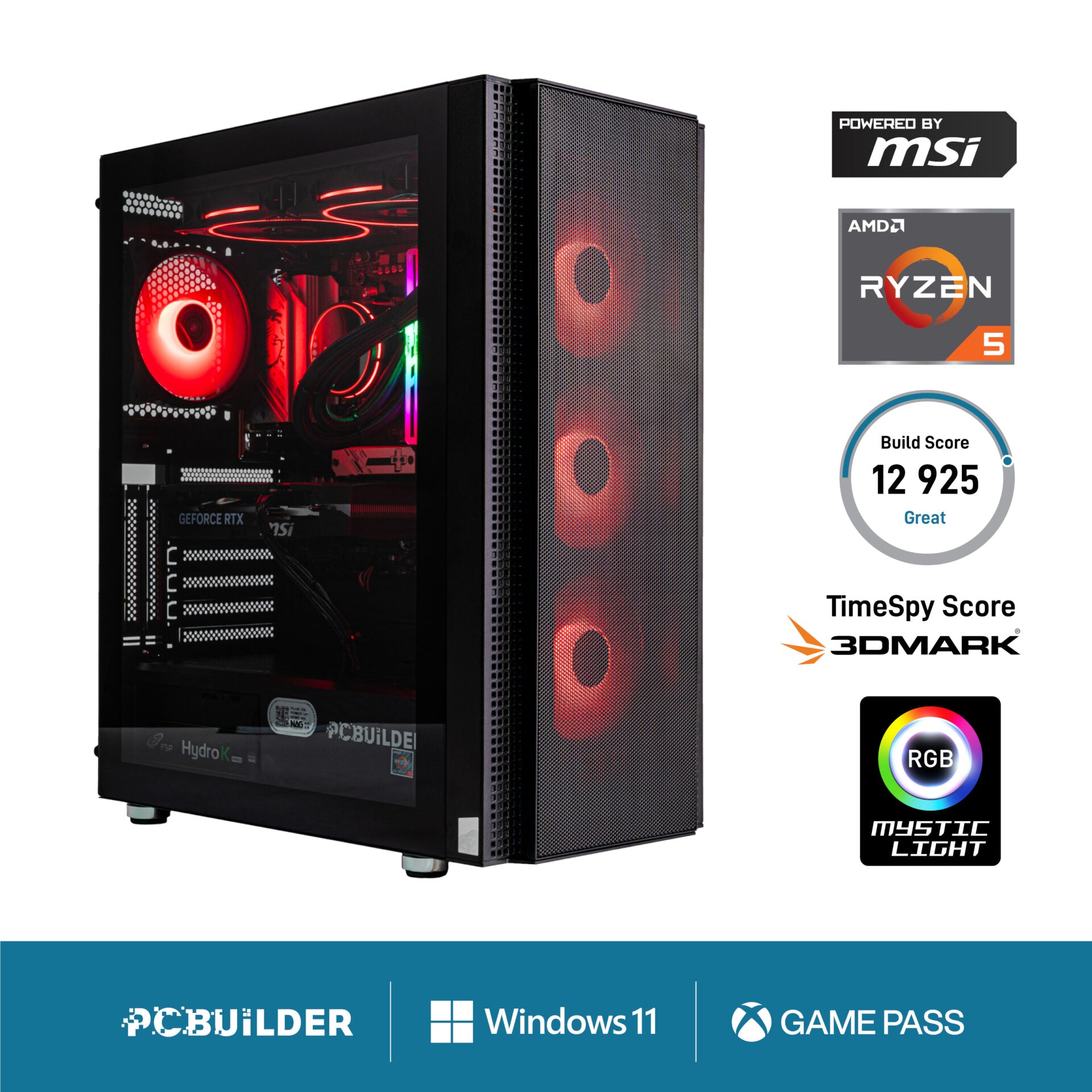 Image 1 for PCBuilder Ryzen 5 7600 SPECIALIST Windows 11 Gaming PC