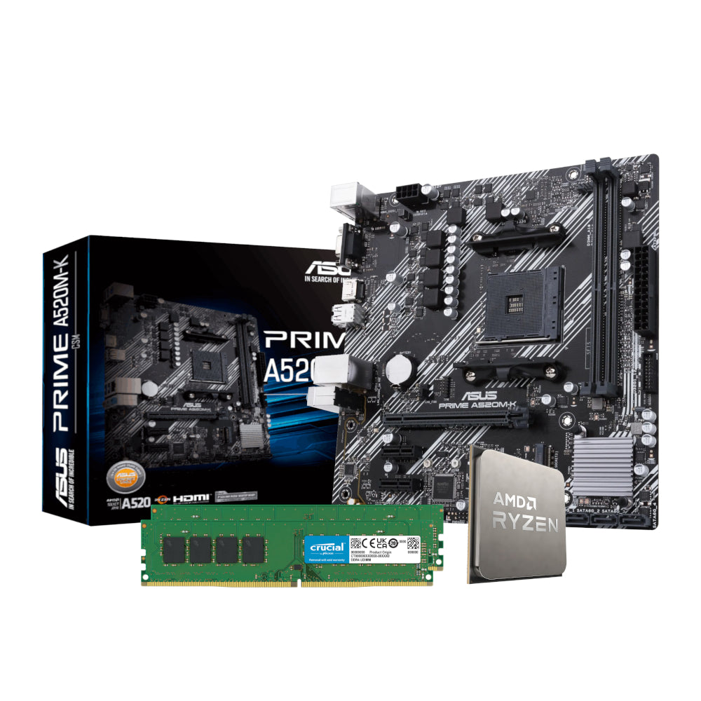 Image 1 for PCBuilder AMD Ryzen 5 5500 LEVEL UP Core Upgrade Kit