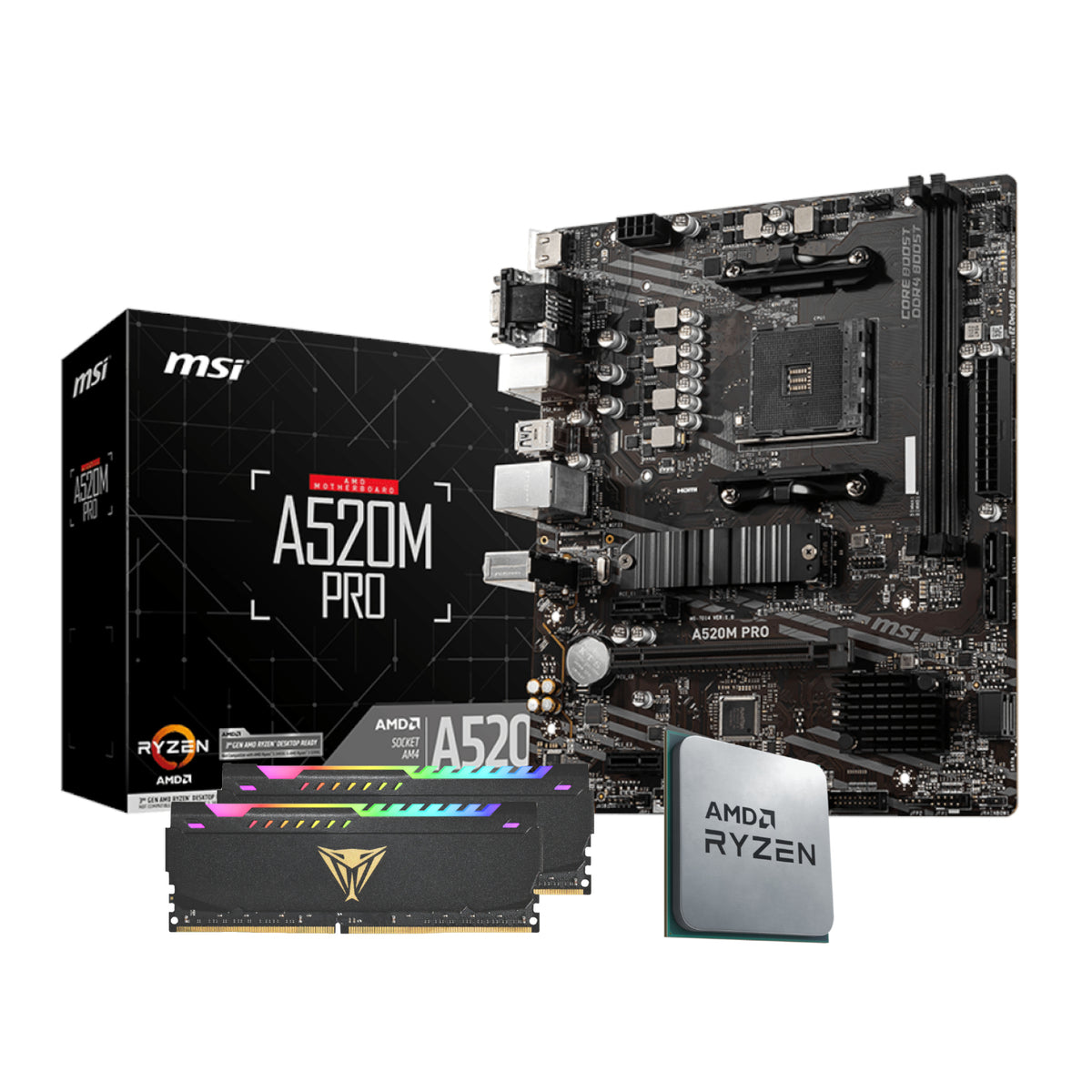 Image 1 for PCBuilder AMD Ryzen 5 5600X LEVEL UP Core Upgrade Kit