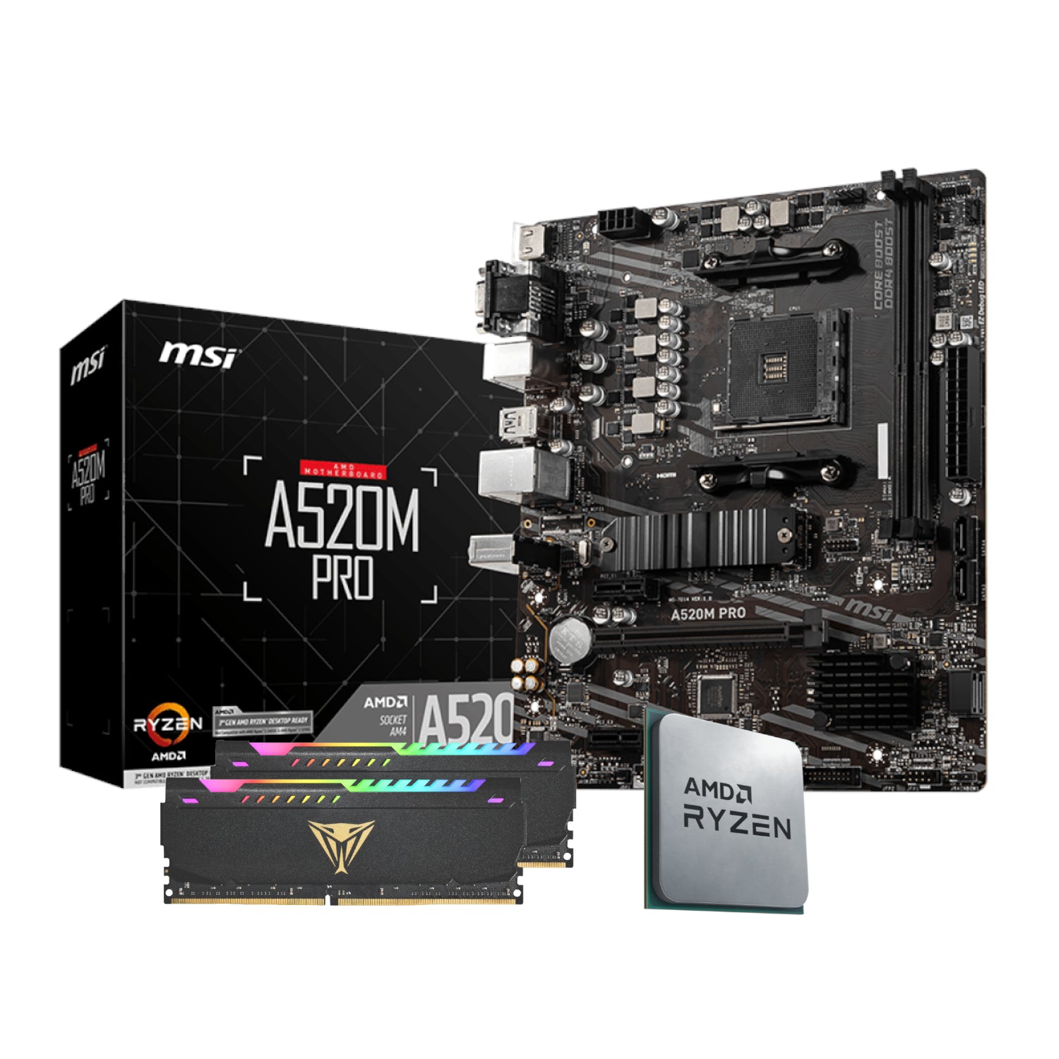 Image 1 for PCBuilder AMD Ryzen 5 5600X LEVEL UP Core Upgrade Kit