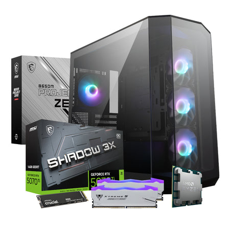 Image 1 for PCBuilder Ryzen 7 9800X3D VALKYRIE Windows 11 Gaming PC