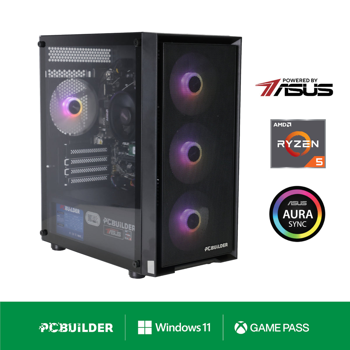 Image 1 for PCBuilder Ryzen 5 8600G WARDEN Windows 11 Gaming PC