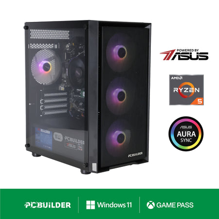 Image 1 for PCBuilder Ryzen 5 8600G WARDEN Windows 11 Gaming PC
