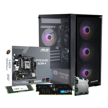 Image 2 for PCBuilder Ryzen 5 8600G WARDEN Windows 11 Gaming PC