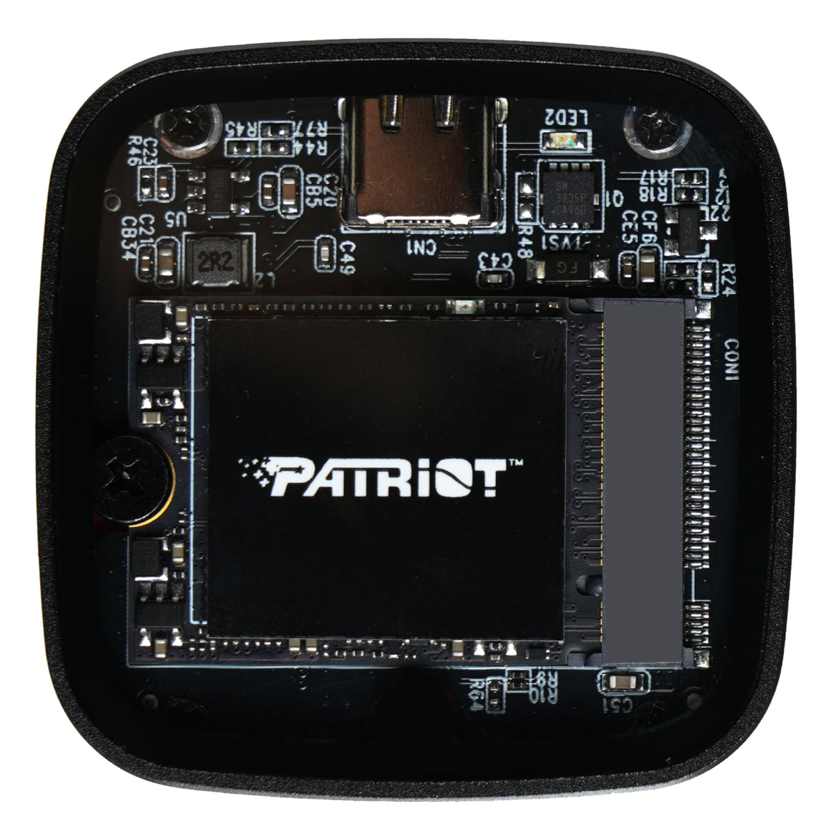 Image 3 for Patriot PDP31 2TB Type-C Portable SSD - Red / Black