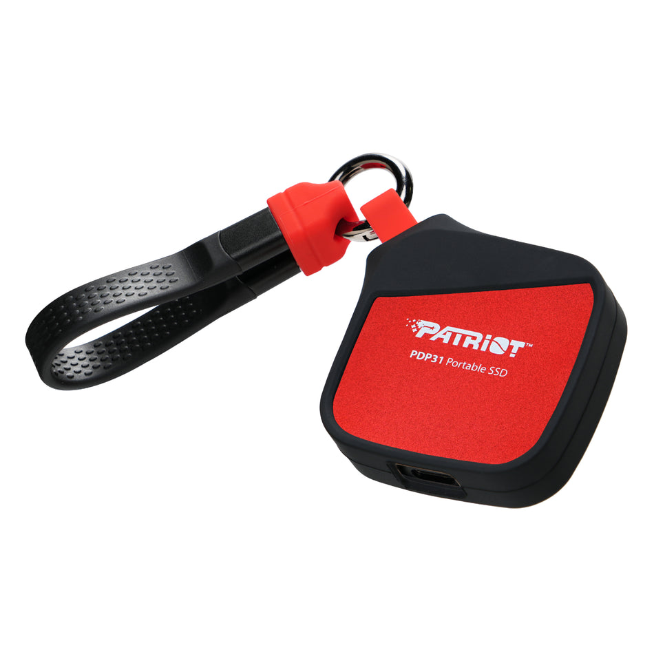 Image 1 for Patriot PDP31 2TB Type-C Portable SSD - Red / Black