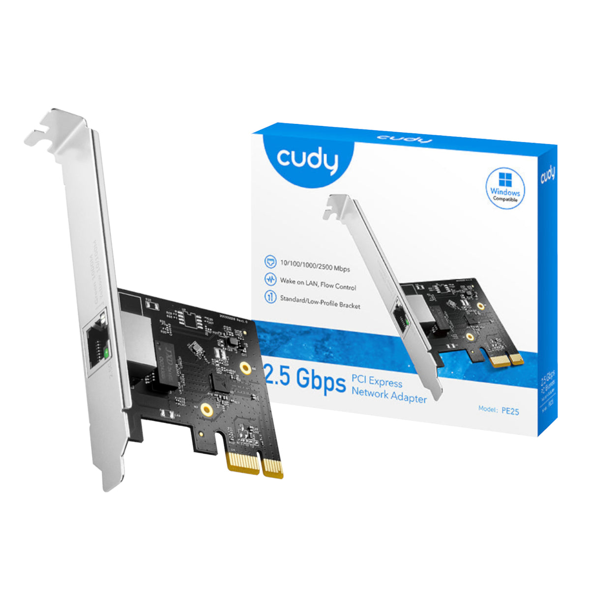 Image 1 for Cudy 2.5Gbps PCI-E Ethernet Adapter