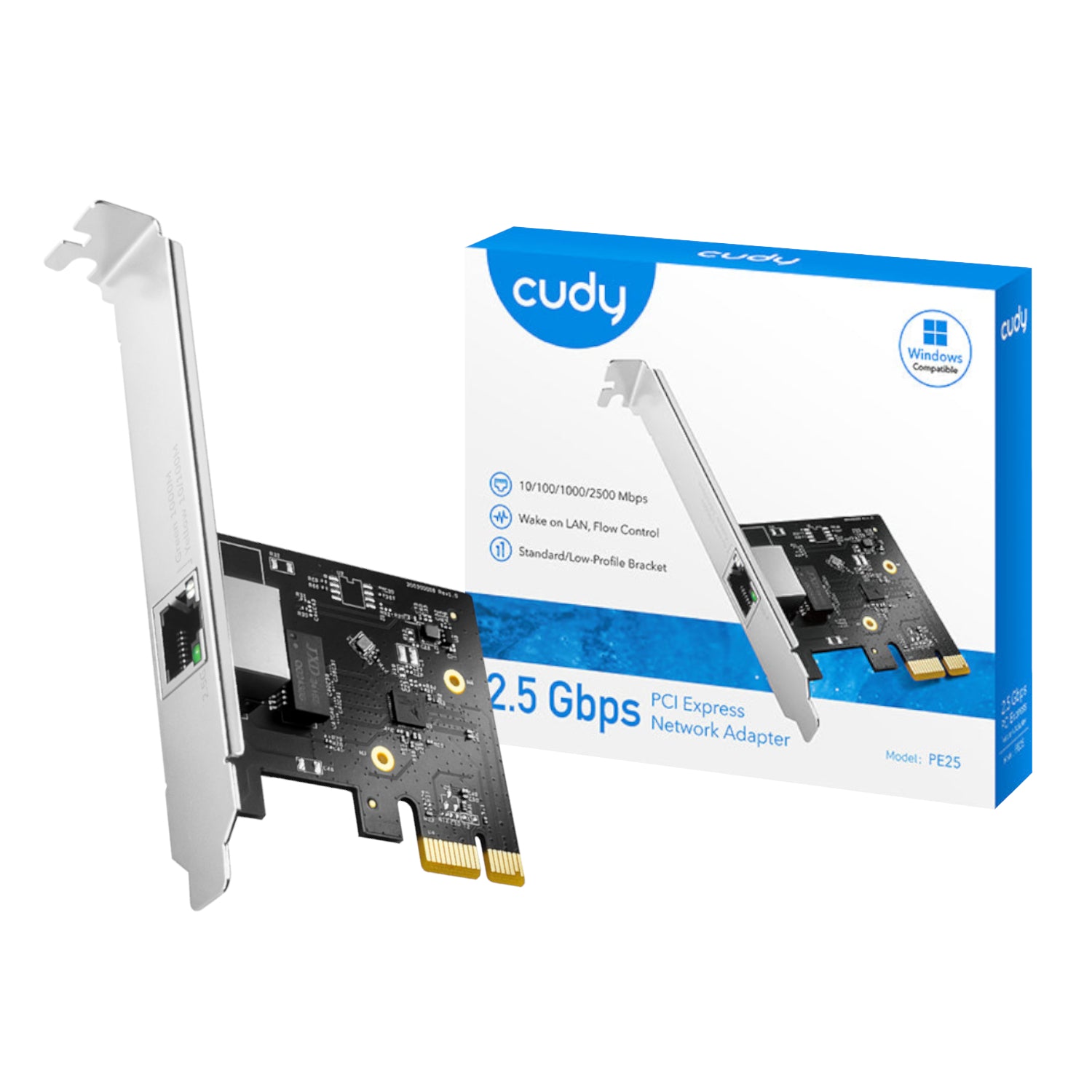 Image 1 for Cudy 2.5Gbps PCI-E Ethernet Adapter