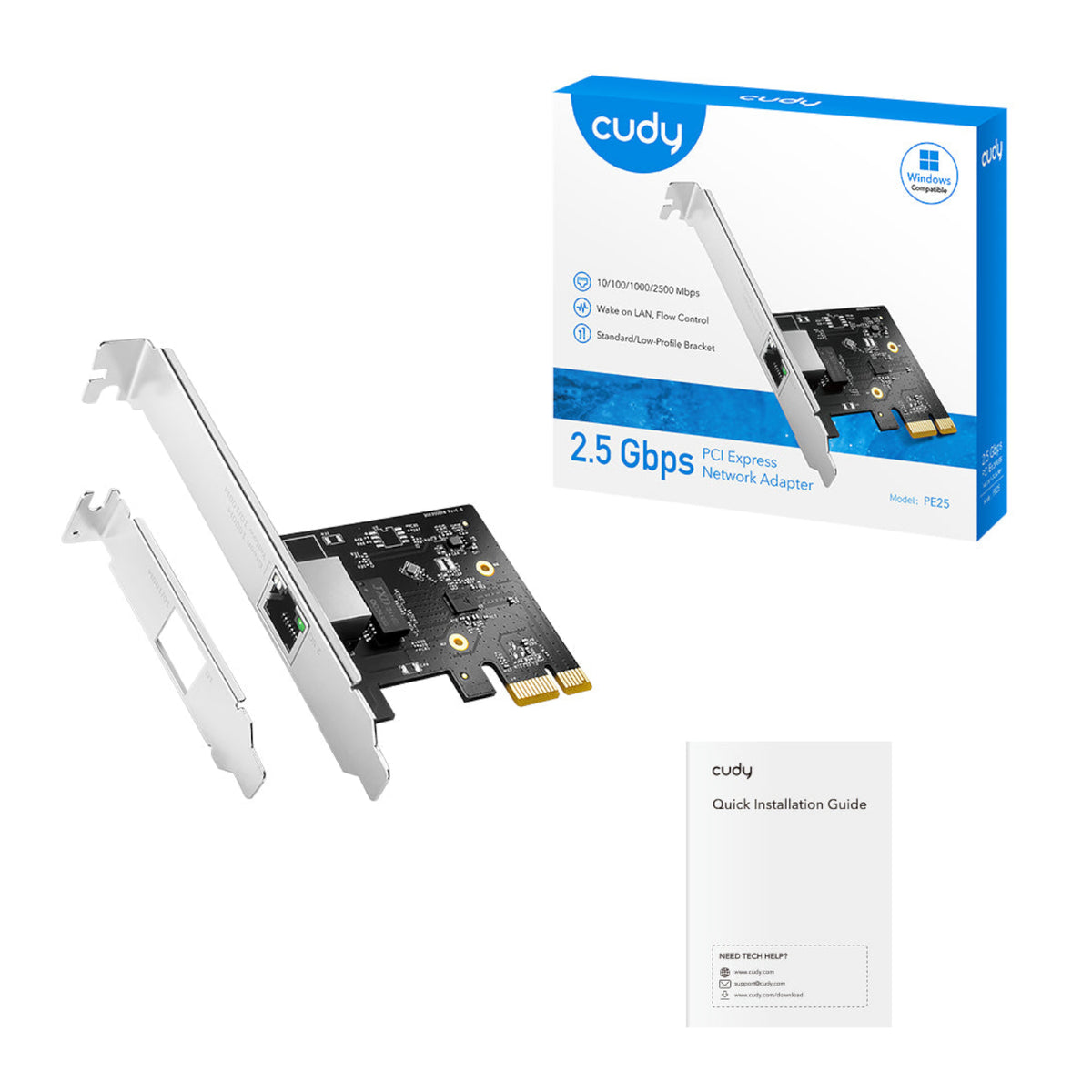 Image 4 for Cudy 2.5Gbps PCI-E Ethernet Adapter