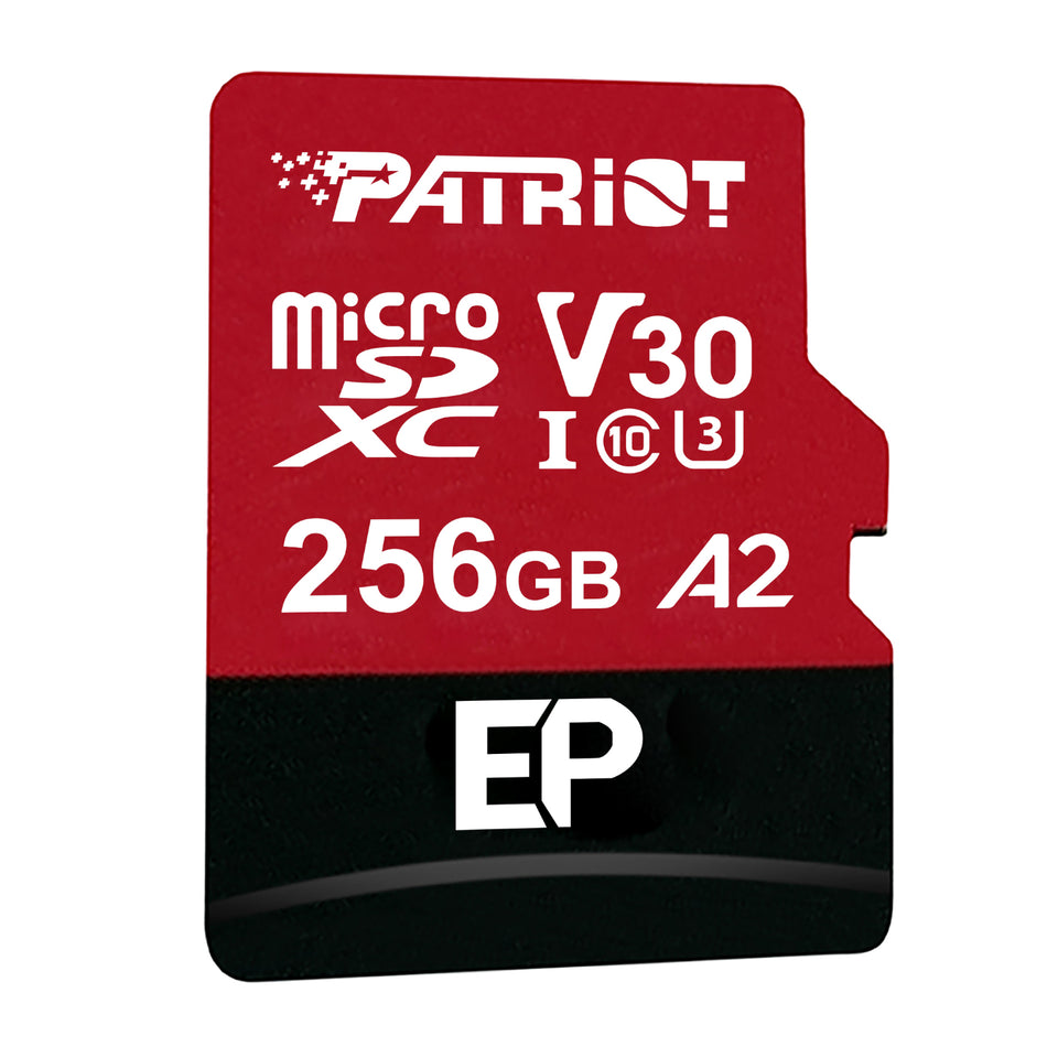 Image 2 for Patriot EP Series 256GB MICRO SDXC V30 A2 (w/o Adaptor)