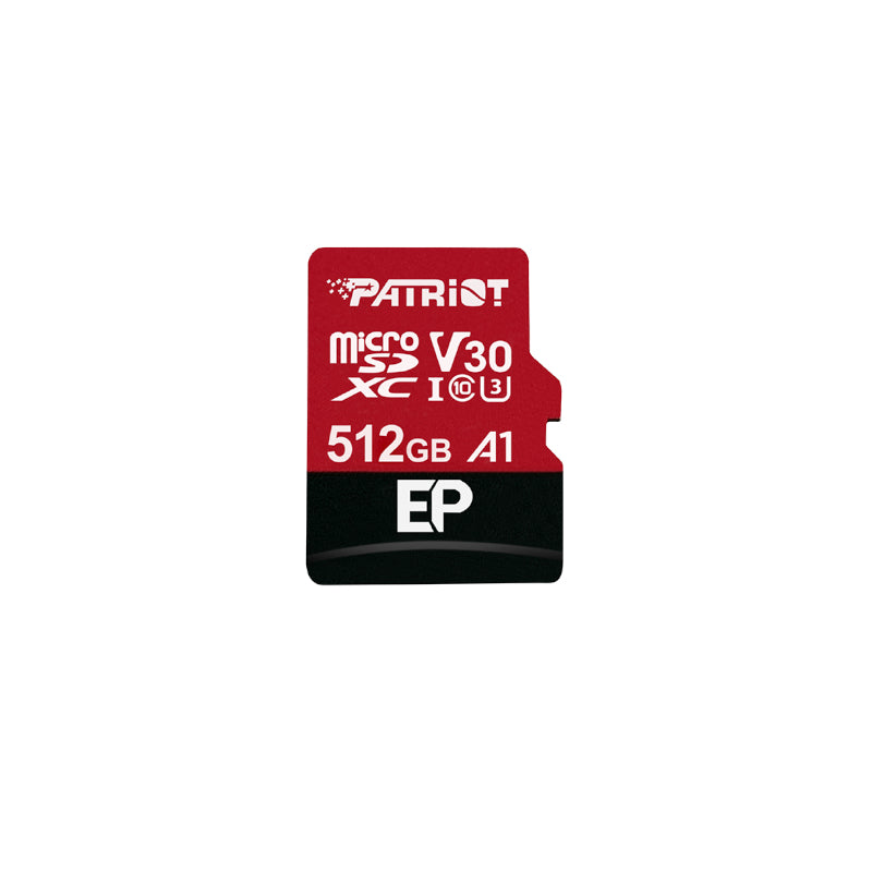 Image 1 for Patriot EP V30 A1 512GB Micro SDXC Card + Adapter