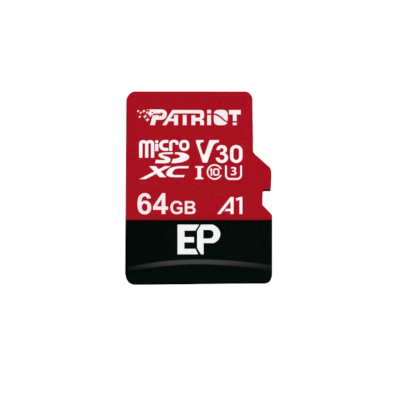 Image 1 for Patriot EP V30 A1 64GB Micro SDXC Card + Adapter