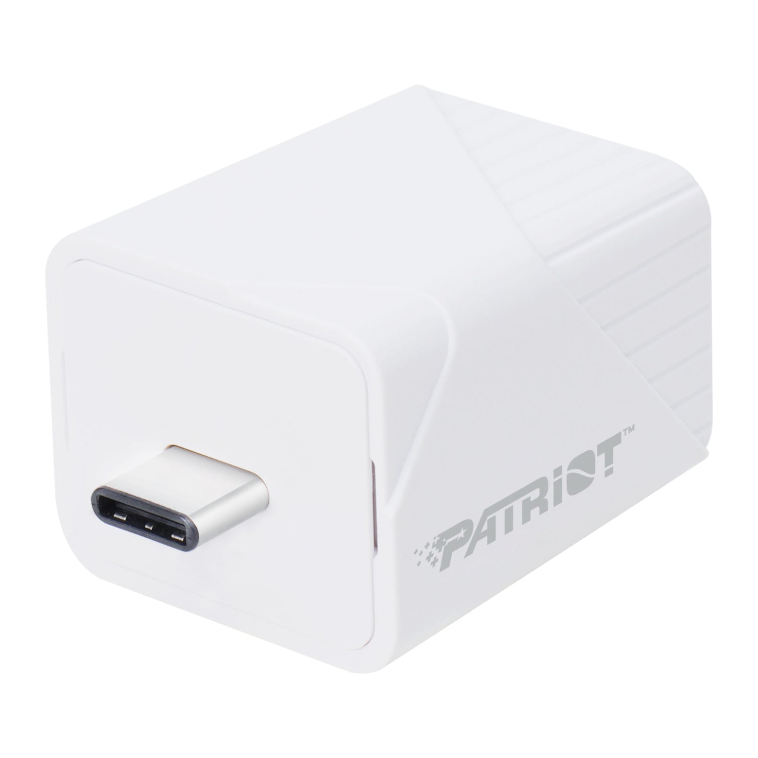 Image 1 for Patriot iLuxe Cube 128GB Type-C Smart Backup Solution - White
