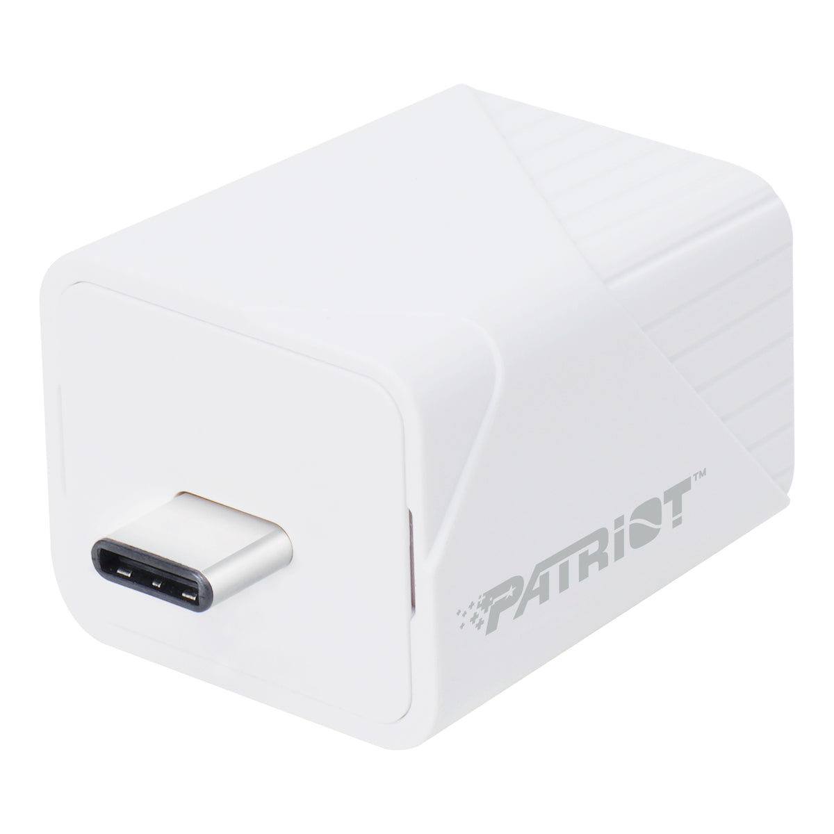Image 1 for Patriot iLuxe Cube 512GB Type-C Smart Backup Solution - White