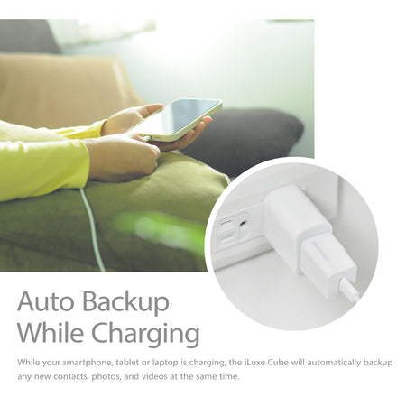 Image 5 for Patriot iLuxe Cube 512GB Type-C Smart Backup Solution - White
