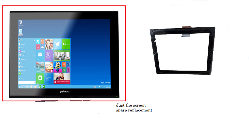 Poslab WP68 Touch Panel Spare Part