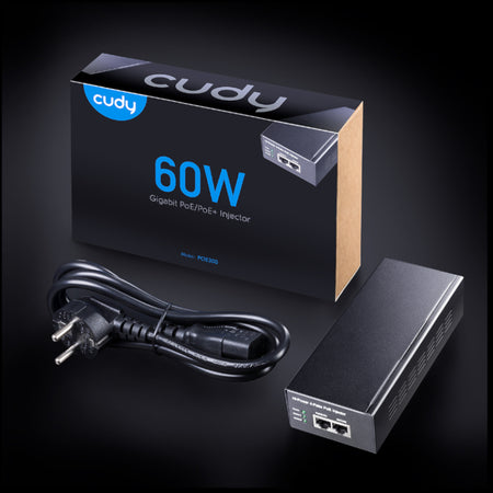 Image 5 for Cudy 60W Gigabit PoE+ Injector
