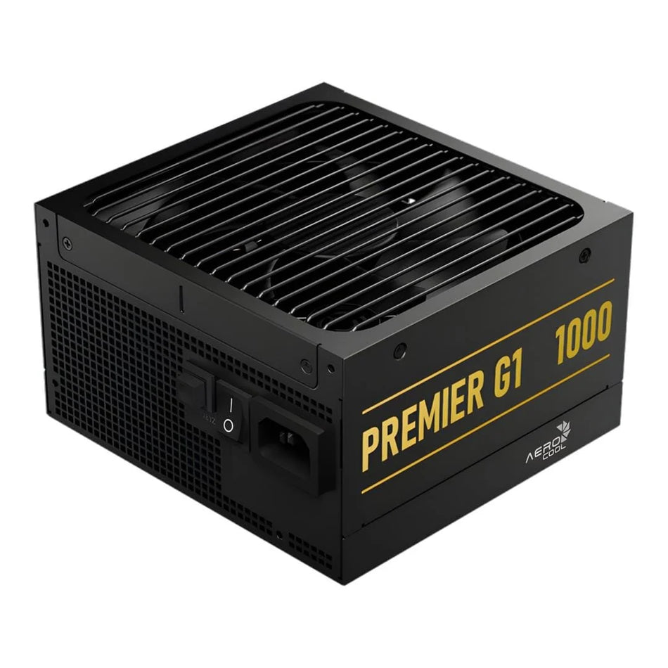Aerocool Premier G1 Gold 1000W PSU - ATX 3.1 PCIe5.1 - ATX 24 PIN