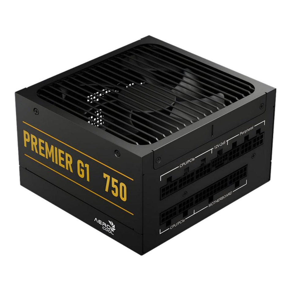 Aerocool Premier G1 Gold 750W PSU - ATX 3.1 PCIe5.1 - ATX 24 PIN