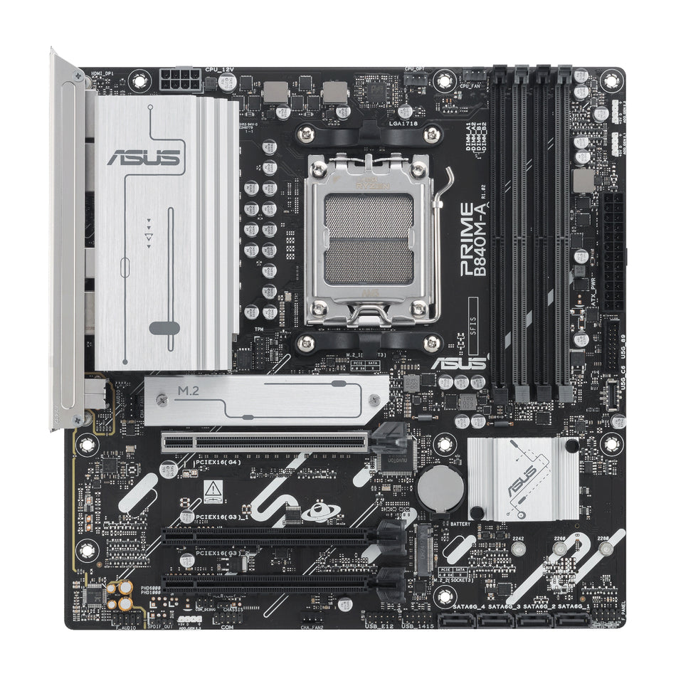 Image 2 for Asus PRIME B840M-A-CSM AM5 Micro ATX Motherboard