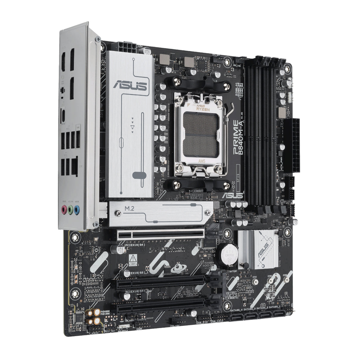 Image 3 for Asus PRIME B840M-A-CSM AM5 Micro ATX Motherboard