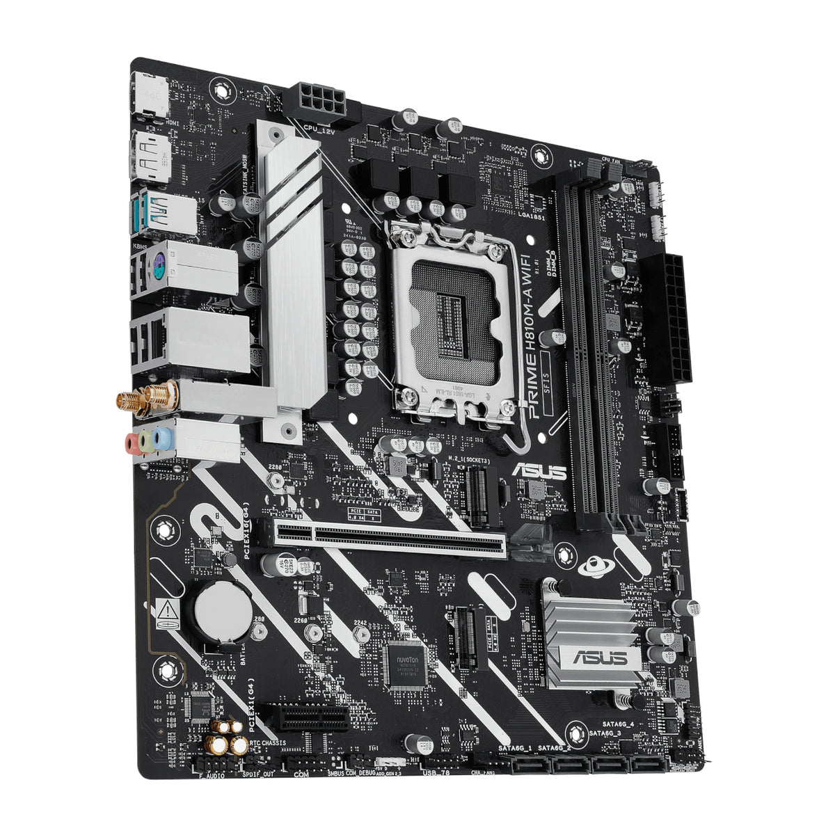 Image 3 for Asus PRIME H810M-A WIFI LGA1851 Micro ATX Motherboard