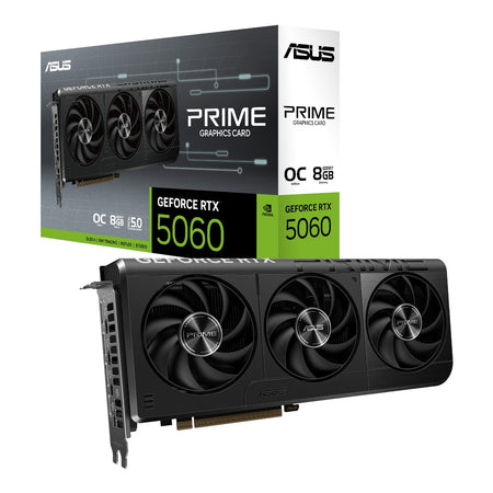 Image 1 for ASUS PRIME GeForce RTX 5060 OC 8GB GDDR7 GPU – SFF-Ready Graphics Card