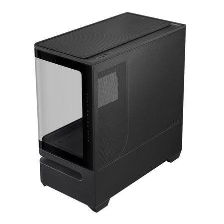 Image 6 for Asus Prime AP202 ARGB Curved Tempered Glass Micro-ATX Chassis – Black