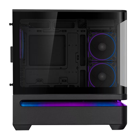 Image 5 for Asus Prime AP202 ARGB Curved Tempered Glass Micro-ATX Chassis – Black