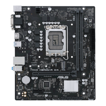 Image 2 for ASUS Prime H610M-R D4 LGA1700 M-ATX Motherboard