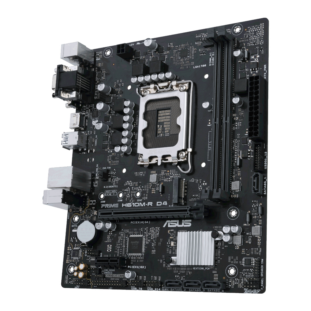 Image 4 for ASUS Prime H610M-R D4 LGA1700 M-ATX Motherboard