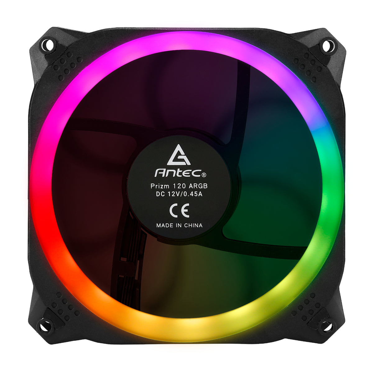 Image 4 for Antec Prizm 120 ARGB Case Fan 5 Pack + Controller - Black