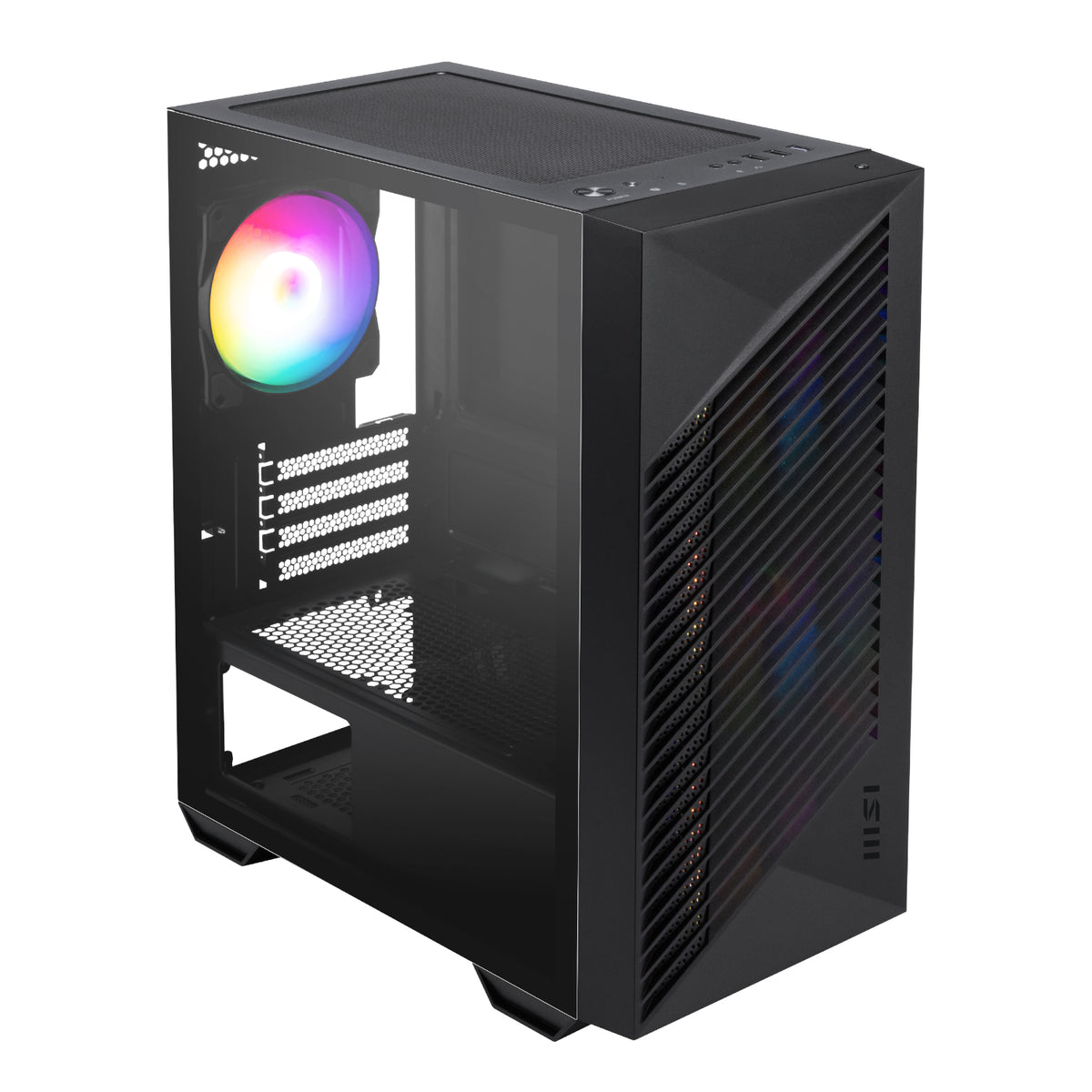 Image 4 for MSI PRO FORGE M050A Micro-ATX Gaming Chassis - Black