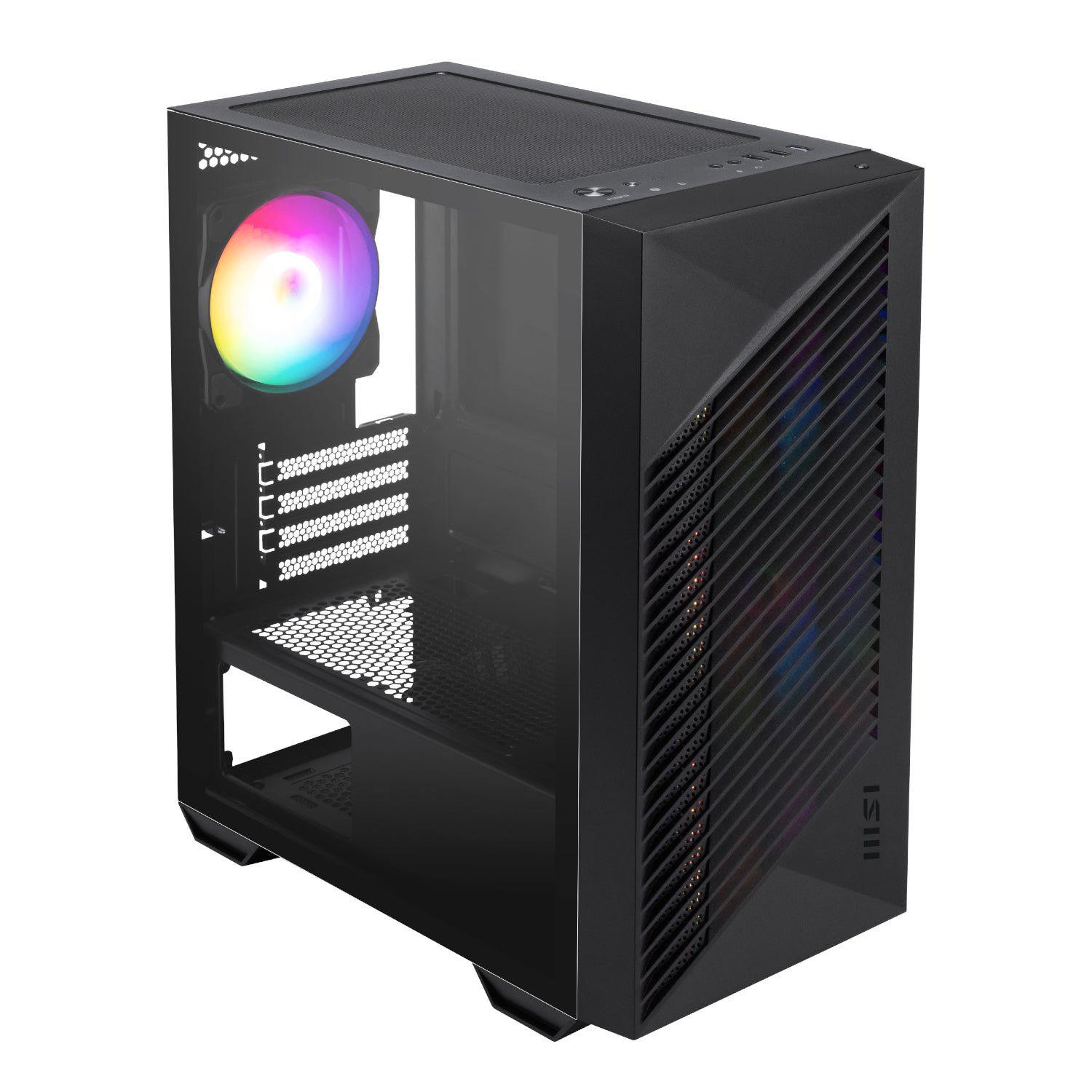 Image 4 for MSI PRO FORGE M050A Micro-ATX Gaming Chassis - Black