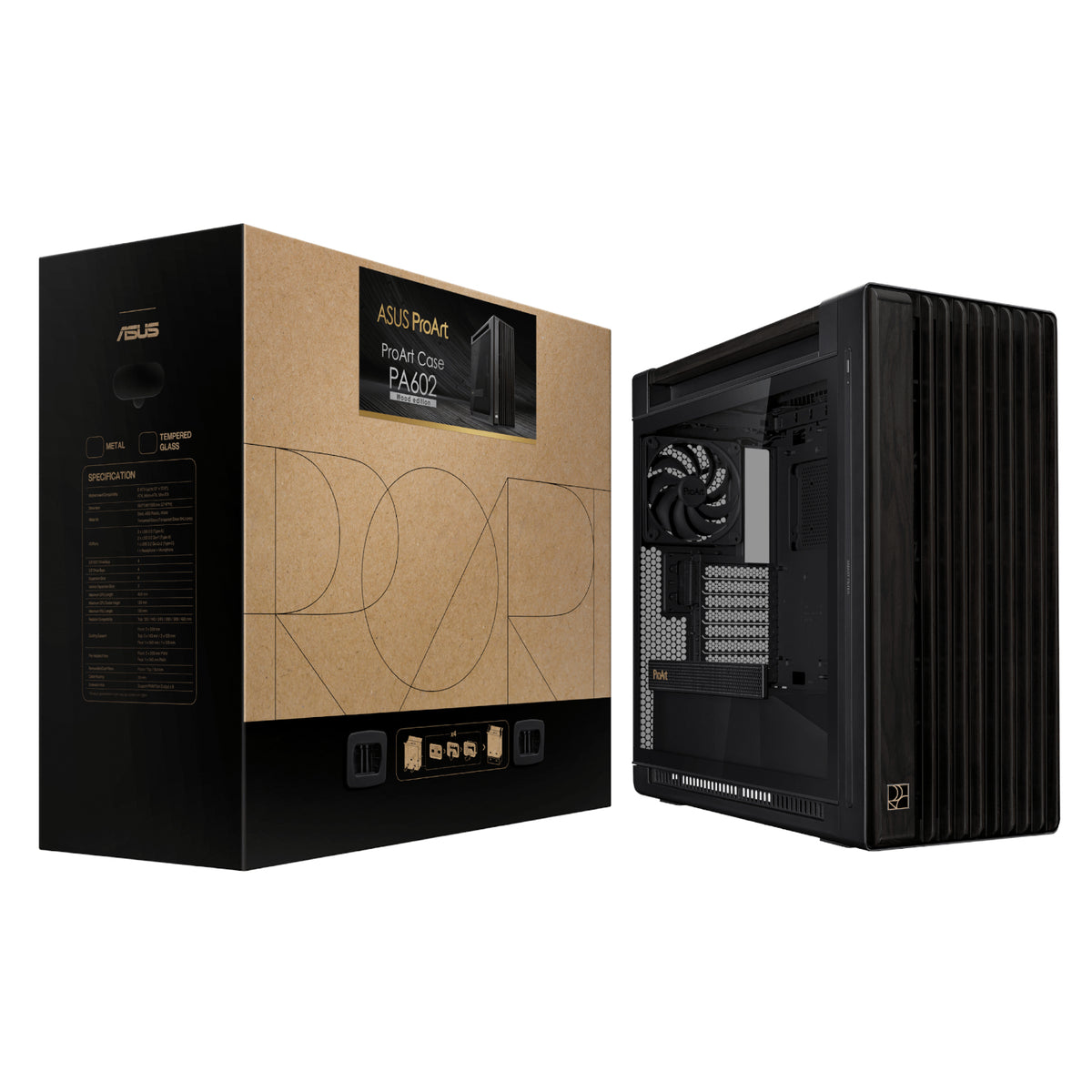 Image 8 for Asus ProArt PA602 Wood Edition Mid Tower ATX Chassis - Black