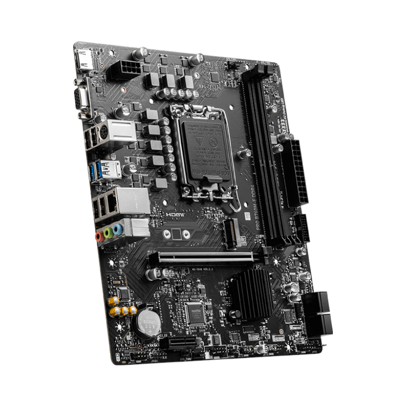 Image 4 for MSI PRO B760M-E DDR4 Intel LGA1700 mATX Motherboard
