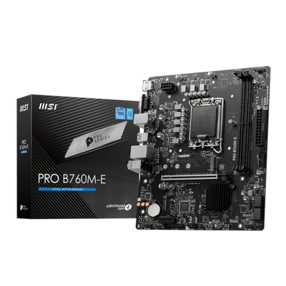 Image 1 for MSI B760M-E PRO DDR5 LGA1700 M-ATX Motherboard
