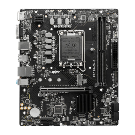 Image 2 for MSI B760M-E PRO DDR5 LGA1700 M-ATX Motherboard