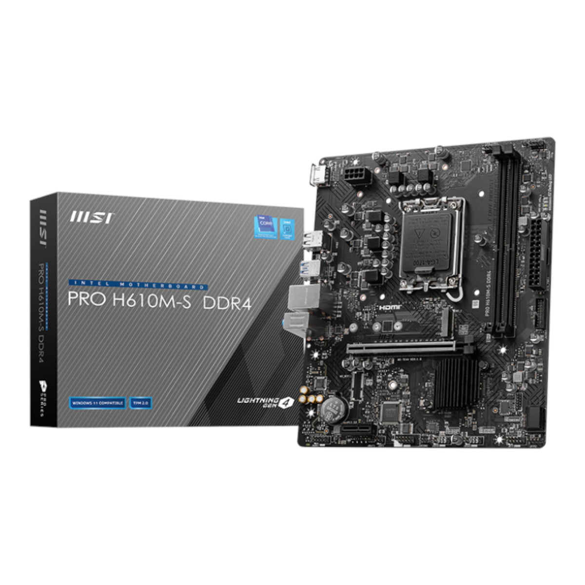 Image 1 for MSI H610M-S PRO LGA1700 M-ATX DDR4 Motherboard