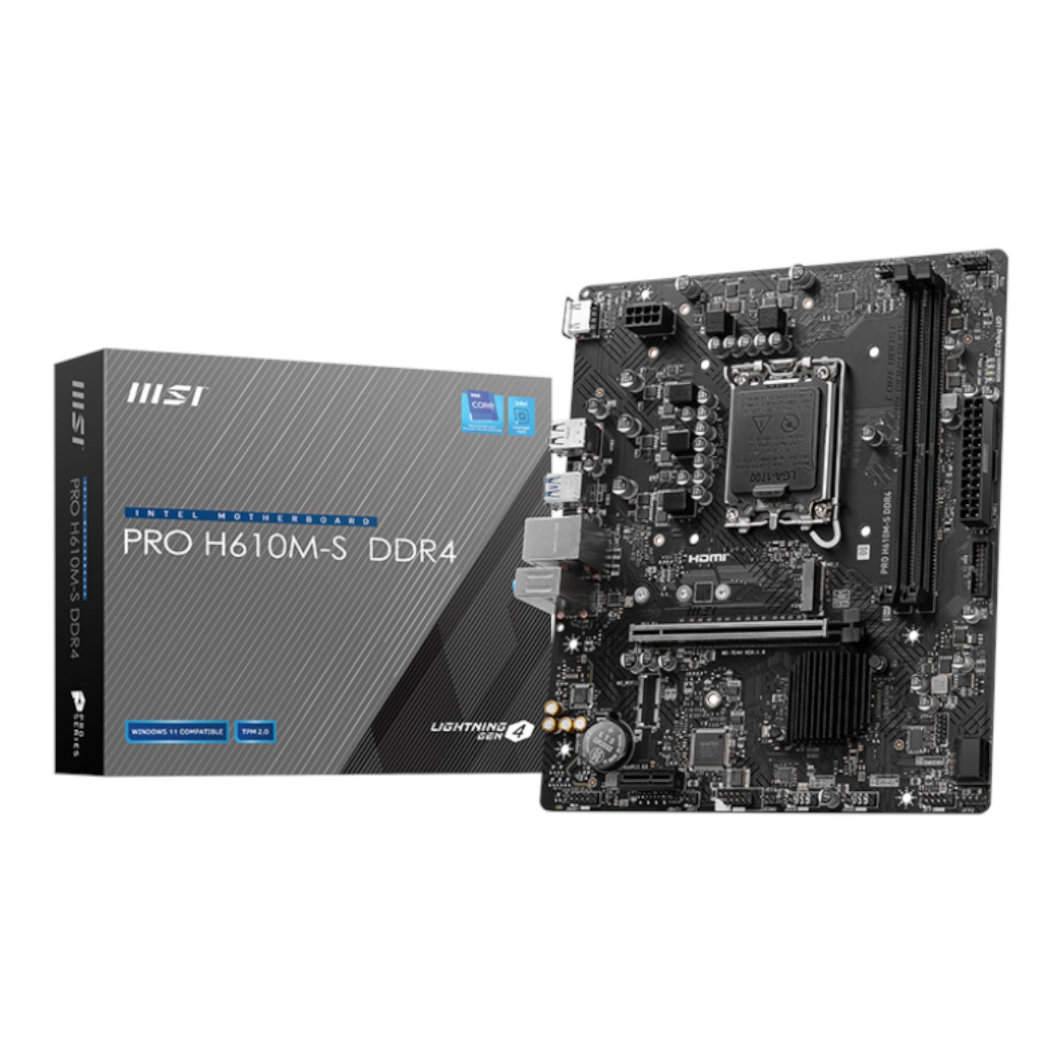 Image 1 for MSI H610M-S PRO LGA1700 M-ATX DDR4 Motherboard