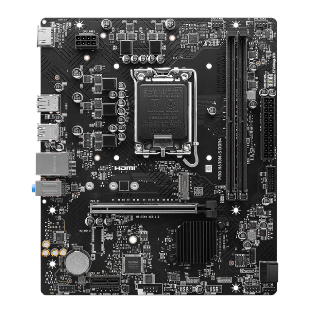Image 2 for MSI H610M-S PRO LGA1700 M-ATX DDR4 Motherboard