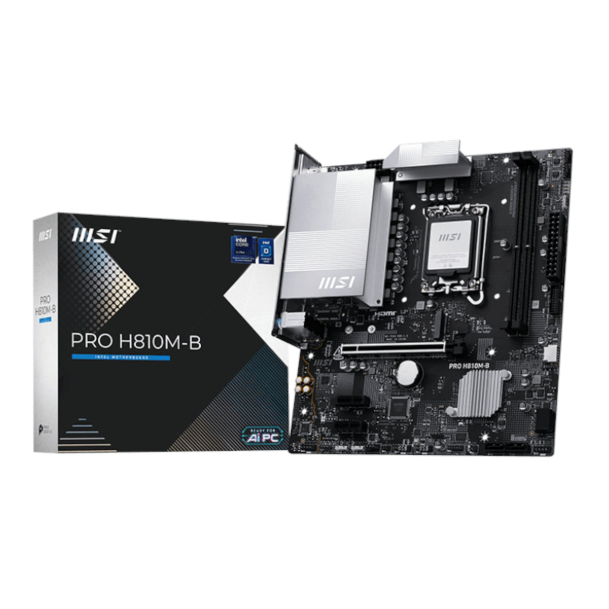 Image 1 for MSI H810M-B PRO LGA1851 M-ATX DDR5 Motherboard