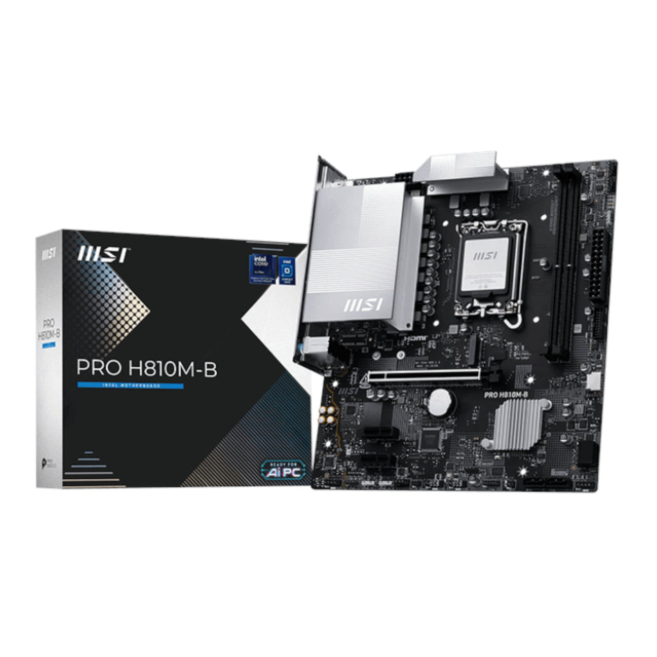 Image 1 for MSI H810M-B PRO LGA1851 M-ATX DDR5 Motherboard