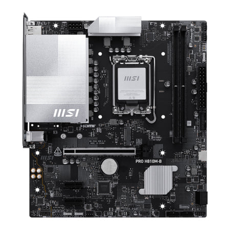 Image 2 for MSI H810M-B PRO LGA1851 M-ATX DDR5 Motherboard