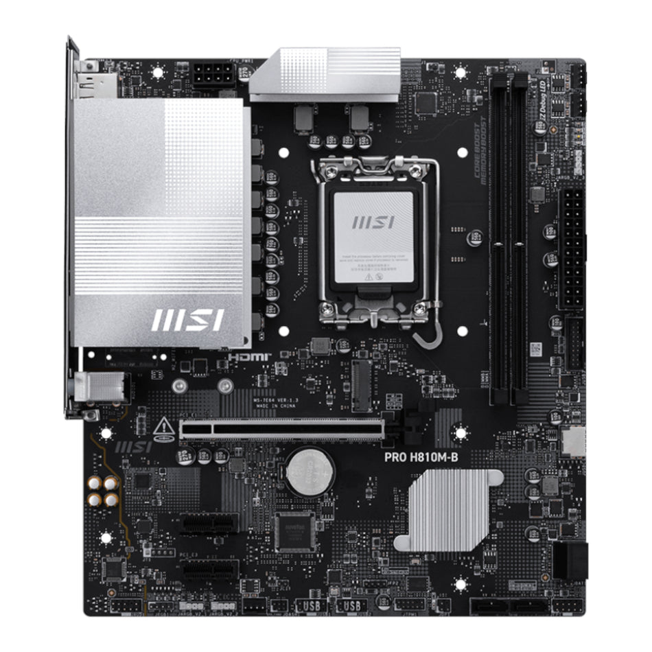 Image 2 for MSI H810M-B PRO LGA1851 M-ATX DDR5 Motherboard